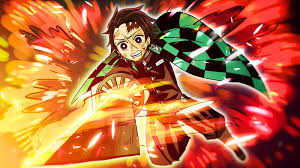 Animated gif discovered by white. Demon Slayer Tanjiro Kamado With Sword On Fire Anime Hd Wallpaper Peakpx