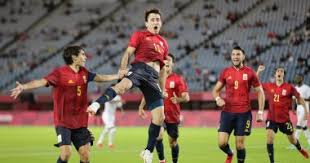 تأهل منتخب إسبانيا لكرة القدم، للدور نصف النهائى لدورة الألعاب الأولمبية طوكيو 2020، بعد فوزه على منتخب كوت ديفوار بنتيجة 2/5، فى المباراة التى جمعتهما اليوم السبت، فى إطار منافسات الدور ربع النهائى. P9qjd9pdpu1hdm