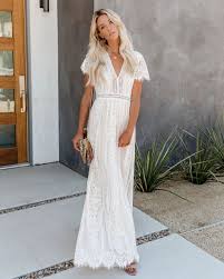 Fiyote V Neck Short Sleeve Lace Maxi Dress Use Code Fiyote10 Get 10 Off White Lace Dress Boho Lace Dress Vintage Lace Maxi Dress