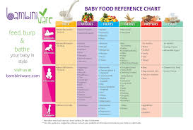 best baby first foods chart by month mamma natural