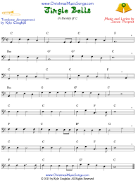 Musical notes refer to specific symbols that indicate which tone to play, such as an a note or c note, and how fast or slow to play it. Jingle Bells For Trombone Free Sheet Music