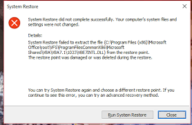 An Unspecified Error Occurred During System Restore 0x80070005 Microsoft Community