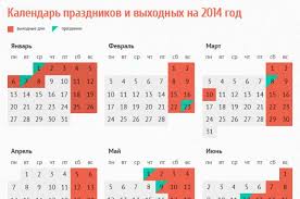 Kalendar Vyhodnyh I Prazdnichnyh Dnej Na 2014 God Infografika 23 10 2013 Infografika Argumenty I Fakty