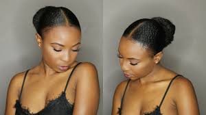 18 short natural hairstyles to try right now. How To Elegant Sleek Low Bun On Short Natural Hair Youtube
