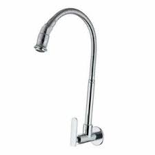 Wall mount kitchen faucets are made with solid materials making them durable. Wall Mounted Kitchen Tap Flexible Single Handle Single Hole Kitchen Faucet Ebay