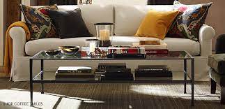Items can connect through similar color, style, shape, or theme. How To Decorate A Coffee Table Pottery Barn