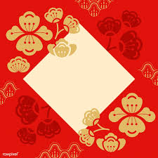 Chinese New Year 2019 Greetings Card Free Image By Rawpixel Com Wan Vector Free Holiday Design Card Vector Background Pattern