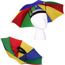 Windy City Novelties 13 Rainbow Umbrella Hat For Adults And Kids Amazon Co Uk Toys Games