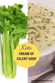 The Best Cream Of Celery Soup 2 Versions Keto And Regular Recipe Celery Soup Cream Of Celery Soup Cream Of Celery