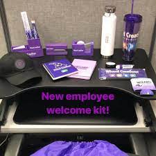 New Hire Welcome Kit In 2021 Promo Gifts Company Swag Onboarding New Employees