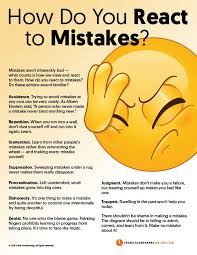 How Do You React To Mistakes Frank Sonnenberg Online Learn From Your Mistakes Life Coach Quotes Mistakes