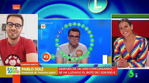 Y en directo mil veces mejor que en fotos, cuando normalmente es al revés. Pablo Diaz Desvela En Que Se Va A Gastar El Bote De Pasapalabra