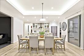 Great room anchored by the large fireplace with large sliding glass doors that open up to the outside patios. 45 Sophisticated Dining Room Furniture Ideas Which Are Swoon Worthy