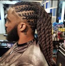 Indeed, it's fun and fresh, and the angular, striped neckline pattern only makes it more interesting to the eye. 67 Cool Hairstyles For Black Men With Long Hair Fashion Hombre