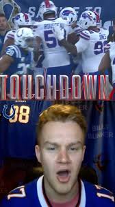 Buffalo Bills fan REACTION to Taron Johnson PICK SIX vs Colts #bills #colts  #nfl #shorts