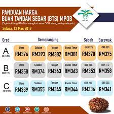 Daftar harga karet tingkat petani hari ini. Panduan Harga Buah Malaysian Palm Oil Board Mpob Facebook