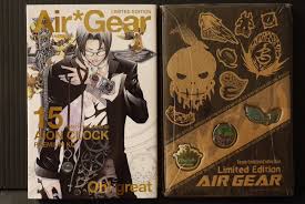 JAPAN Oh great manga: Air Gear vol.15 Limited Edition (with Team emblem)