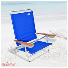 High Back Rio Beach Chair 5 Position Layflat Solid Blue Beach Chairs Rio Beach Chairs Cheap Modern Furniture