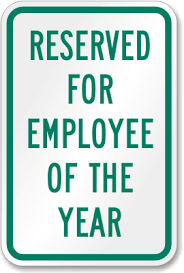 Great gif of a happy birthday wishes for a girl. Reserved Parking For Employee Of The Year Sign Sku K 1843
