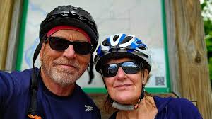 Beautiful outdoor scenery with nature and bicycle