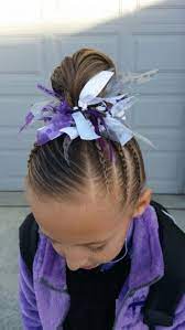 11 Cool And Practical Hairstyle For Training Competition Hair Gymnastics Hair Cheer Hair