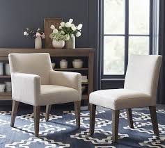 Buy dining chairs with arms and get the best deals at the lowest prices on ebay! Classic Upholstered Dining Chair Armchair Pottery Barn