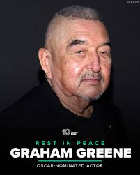 REST IN PEACE 🕯 Graham Greene, the trailblazing Canadian First Nations  actor whose performance in "Dances with Wolves" helped open doors for  Indigenous actors in Hollywood, died Monday. He was 73:  https://www.wtsp.com/article/news/nation-world/dances ...
