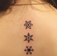 Various Blackwork Snowflake Tattoos By Negra Tattoo Winter Tattoo Snow Flake Tattoo Mini Tattoos