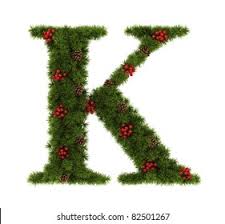 For other uses, see k (disambiguation). Christmas Alphabet Letter K Stock Illustration 82501267
