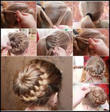 Erste Kinder Flechtfrisuren Geflochtener Dutt Frisuren Lange Haare Geflochten Geflochtene Frisuren