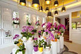 Eka Karya At Kemang Jakarta The Family Of Orchids Encompasses A Wide Range Of Beautiful Blooms Nota Retail Design Luxury Florists Florist Shop Interior
