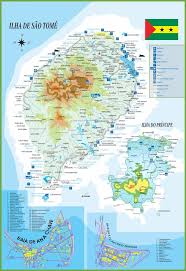 Large Detailed Tourist Map Of Sao Tome And Principe Tourist Map Map Sao Tome And Principe