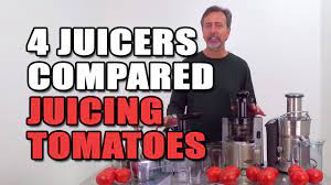This juicer for canning tomato juice is very easy to use and gives a more stylish look to your kitchen countertop. 4 Juicers Compared Juicing Tomatoes Youtube