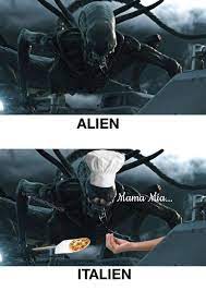 Мемы этого шаблона инопланетяне meme, howard the alien meme, alien italien мем (52) Italien Be Like Davie504