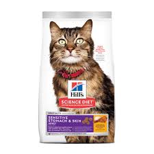 Ultimately, it may be that by constantly switching his food to try to find the remedy, you have in fact actually worsened the issue. Hill S Science Diet Sensitive Stomach Skin Adult Dry Cat Food Chicken Cat Dry Food Petsmart