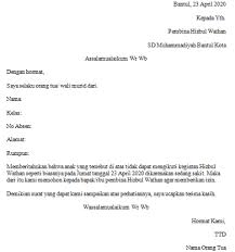 Share & embed surat keterangan sakit. Contoh Surat Izin Tidak Masuk Ekskul Pmr Contoh Lif Co Id