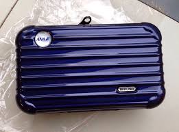 Ana All Nippon Airways Rimowa First Class Kit Dark Royal Blue Ginza Amenities Rimowa Airline Amenities Kits Amenity Kits
