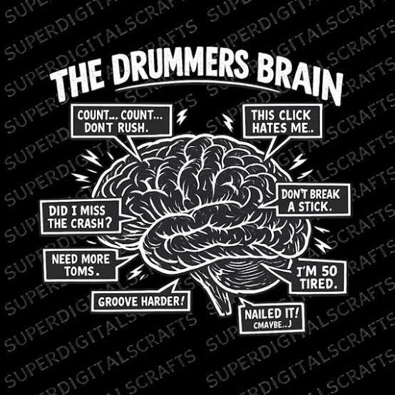 Funny Drummer Brain PNG, Percussion Humor Rhythm Diagram Shirt Design, Drumline Musician Joke Sublimation Digital Download - Etsy