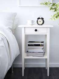 Hemnes Nightstand White Stain 18 1 8x13 3 4 Ikea In 2021 Bedroom Night Stands Nightstand Decor Ikea Hemnes Nightstand