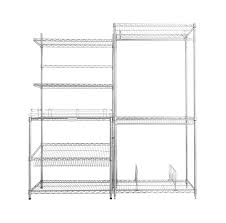 Chrome Wire Shelving Accessories As Shown The Shelving Units Come With A Plethora Of Shelving Options For Any And Shelving Accessories Wire Shelving Chrome
