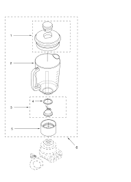 kitchenaid ksb5ssob4 blender parts
