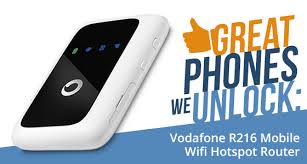 Its a vodafone mifi that was unlocked. Unlock Vodafone R216 Mobile Wifi Hotspot Router Huawei
