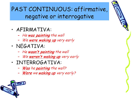 Resultado de imagen para past continuous