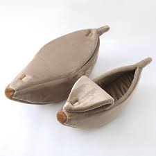 The banana bed cat house is the perfect hideaway for your cat. Fun Banana Cat Bed House Datandcog