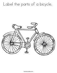 Free printable mandala coloring page for adults. Label The Parts Of A Bicycle Coloring Page Bicycle Party Coloring Pages Bicycle