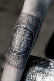 36 Trendy Tattoo Geometric Dotwork Negative Space Yantra Tattoo Geometric Tattoo Tattoos