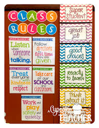 Ageless Classroom Charts Design Upcycle Style Class Rules Chart