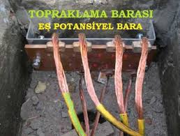 Elektrik tesisat boruları, tavan demirlerinin altına döşenecektir. Topraklama Nasil Yapilir Nasil Hesaplanir