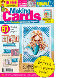 Digital editions do not include the. August Issue Of Making Cards Magazine Is Out Anino