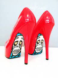 Halloween Wedding Shoes Shoe Inspiration Red Shoes Bride Shoes